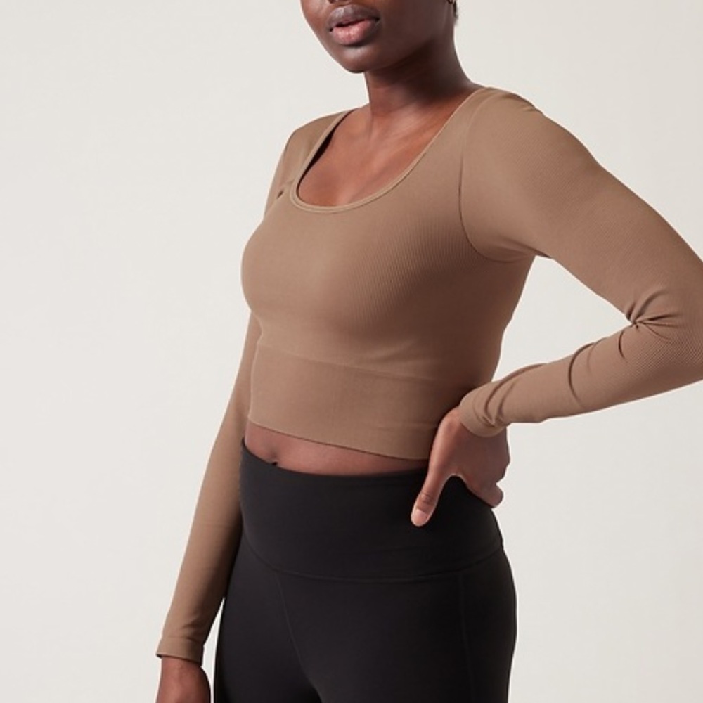 Athleta Ribbed Seamless Top